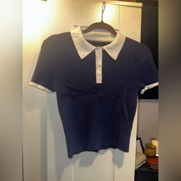 Forever 21 Tops - Forever 21 Collared Tee